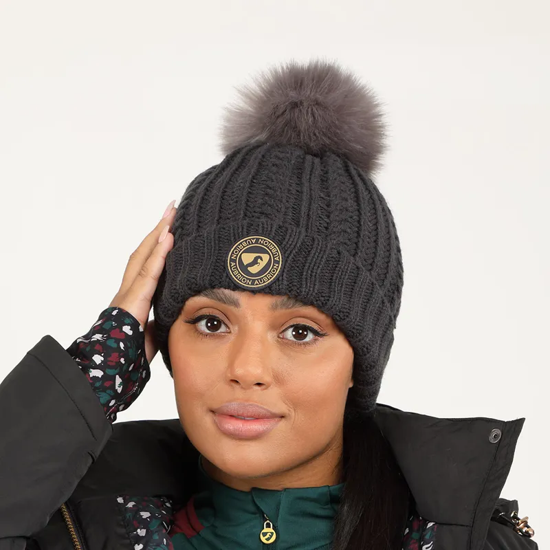 Shires Aubrion Northwood Fleece Lined Hat in Charcoal-1